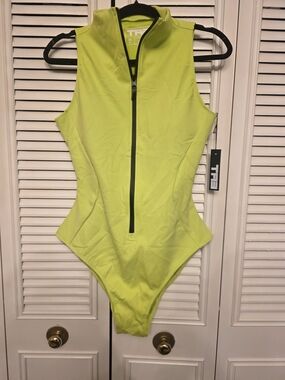 TA3 Scuba Neon Yellow Swimsuit